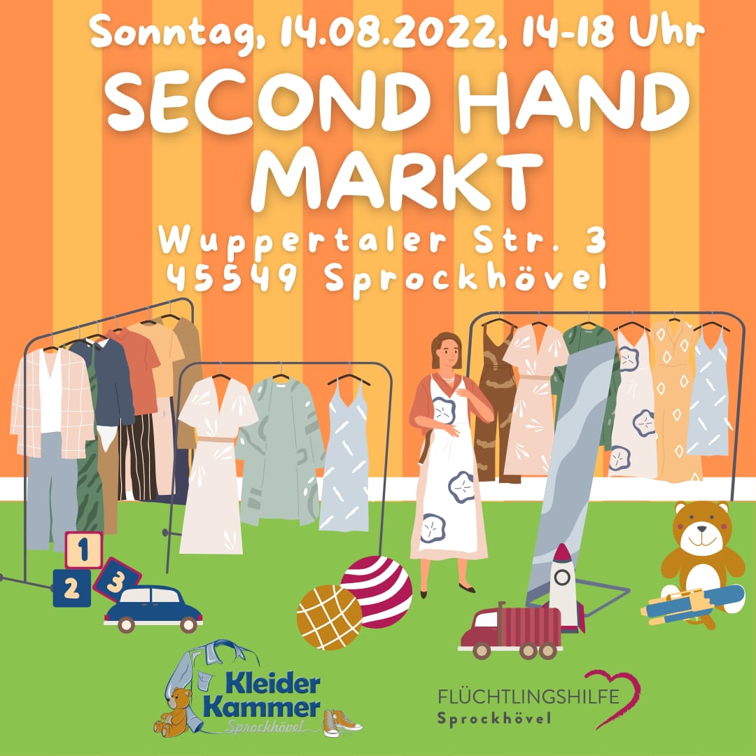 Ankündigung Second Hand Markt
