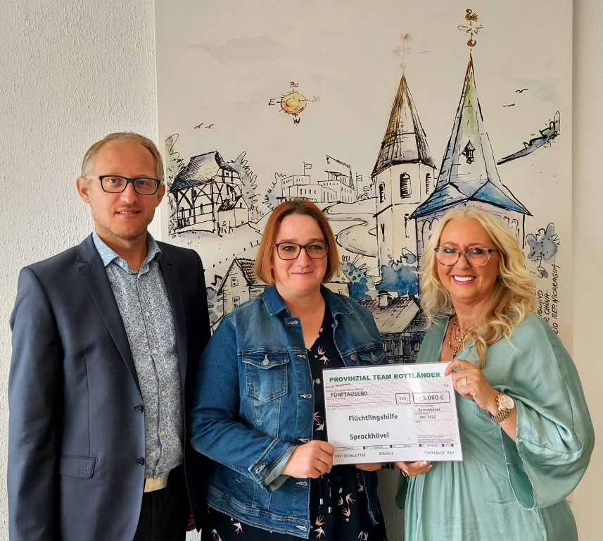 Spendenübergabe Provinzial